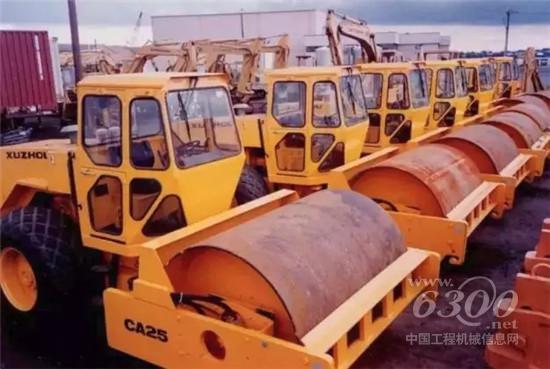 徐工壓路機(jī)批量出口美國