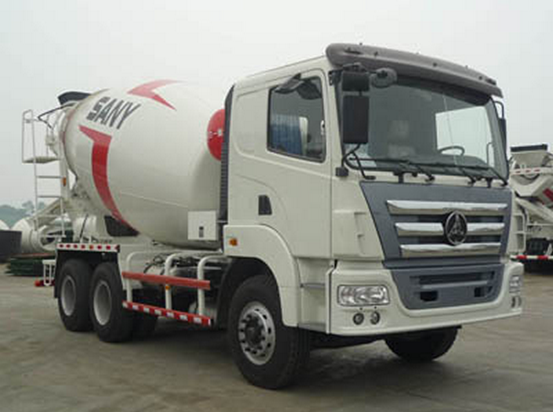 三一重工SY5250GJB48方/歐Ⅲ(日野/灘柴發(fā)動機(jī))攪拌車