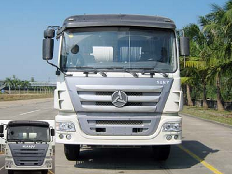 三一重工SY5250GJB48方/歐Ⅲ(日野/灘柴發(fā)動機(jī))攪拌車