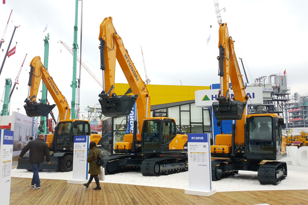 Bauma China 2016——韓國現(xiàn)代重工集團展臺風(fēng)采