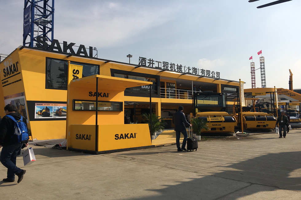 Bauma China 2016——酒井工程機(jī)械(上海)有限公司展臺(tái)風(fēng)采
