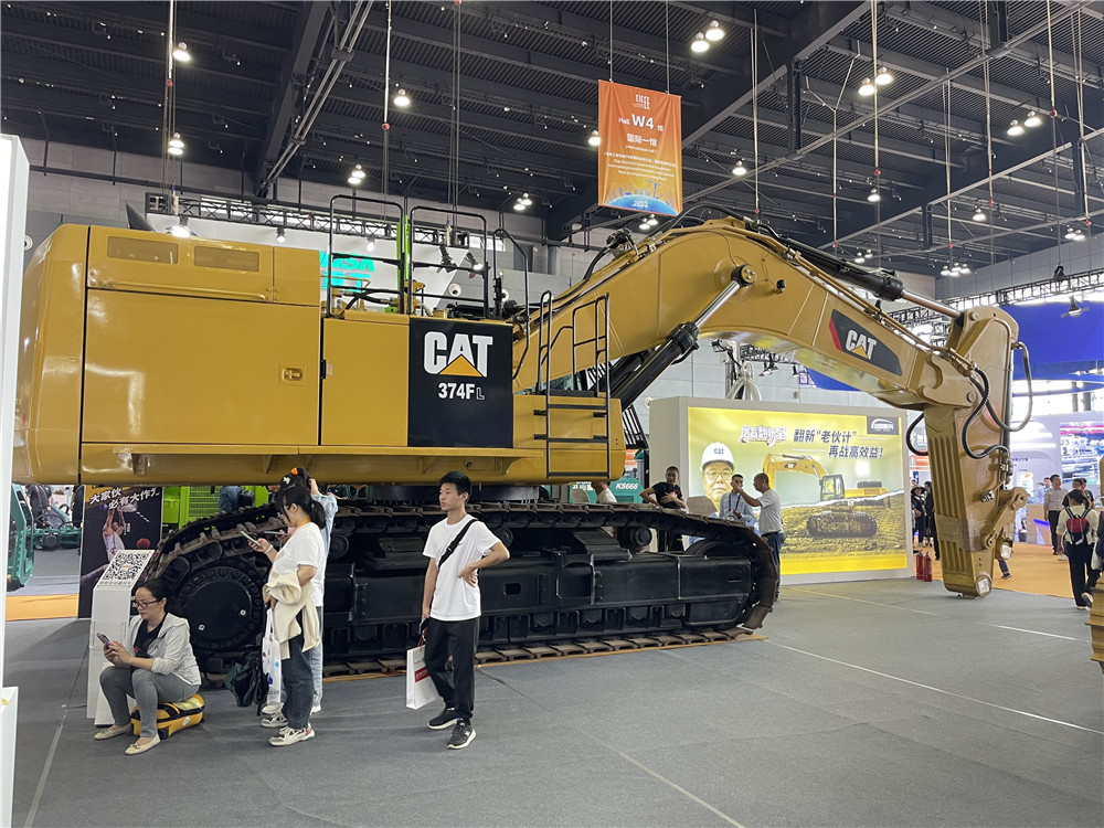 2023長沙國際工程機(jī)械展覽會展臺風(fēng)采：卡特彼勒