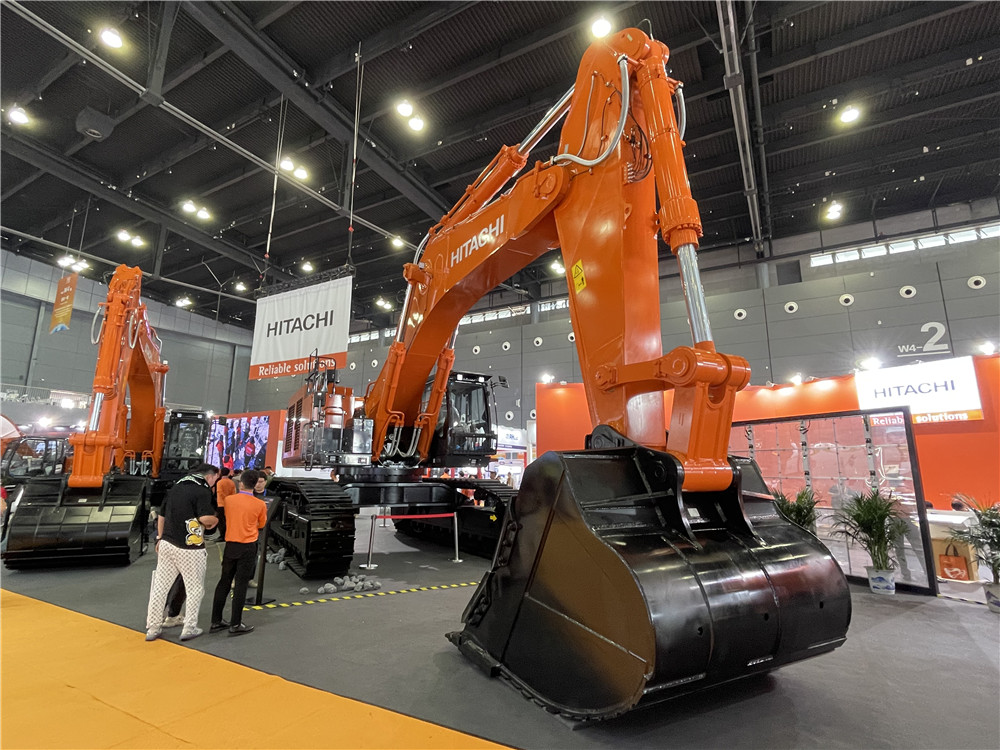 2023長(zhǎng)沙國(guó)際工程機(jī)械展覽會(huì)展臺(tái)風(fēng)采：日立建機(jī)