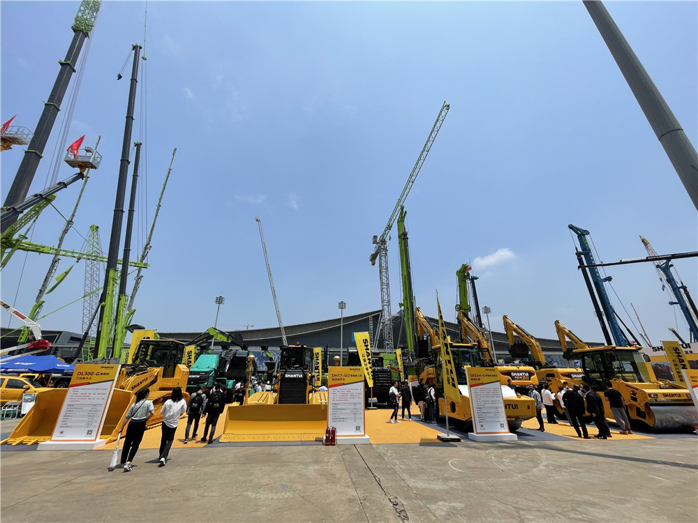 2023長(zhǎng)沙國(guó)際工程機(jī)械展覽會(huì)展臺(tái)風(fēng)采：山推
