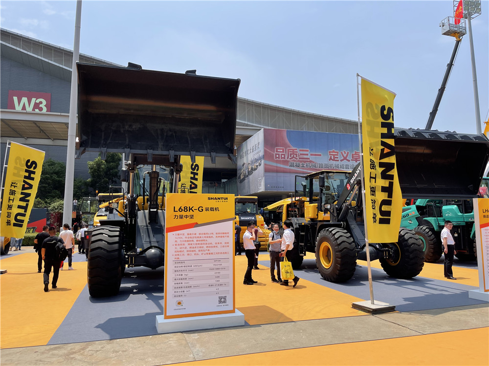 2023長(zhǎng)沙國(guó)際工程機(jī)械展覽會(huì)展臺(tái)風(fēng)采：山推