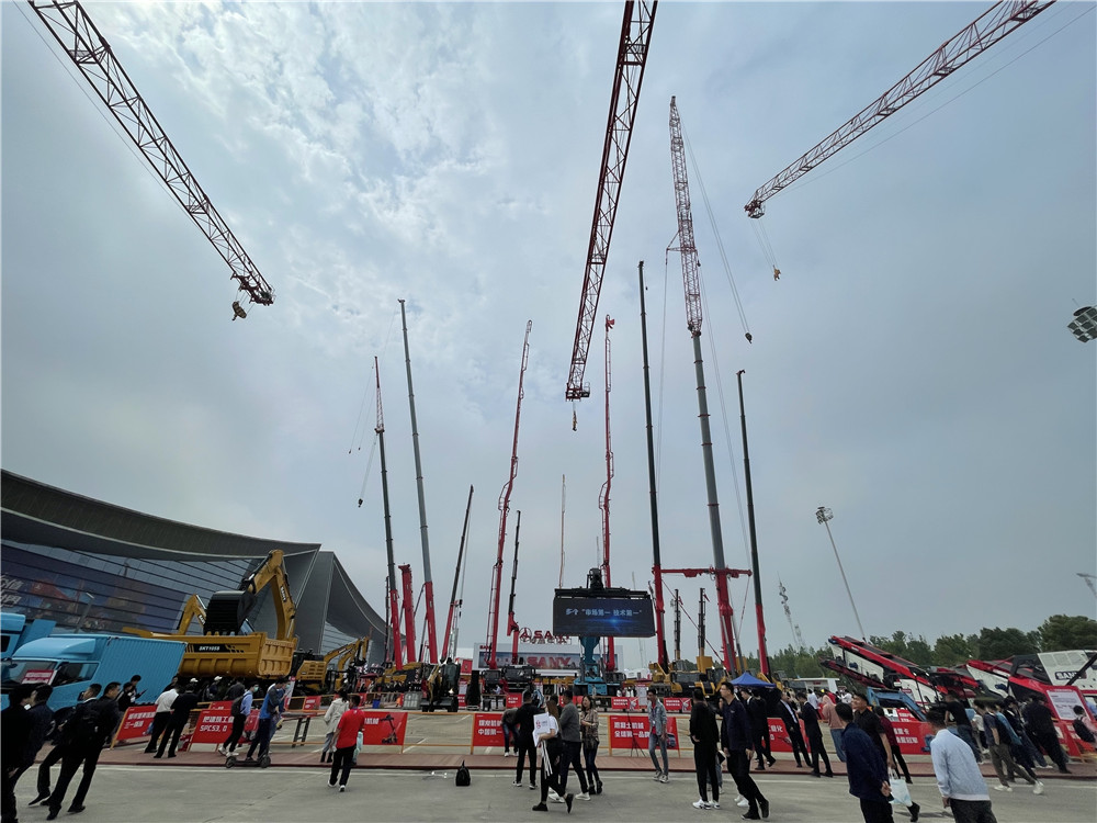 2023長沙國際工程機(jī)械展覽會(huì)展臺(tái)風(fēng)采：三一重工