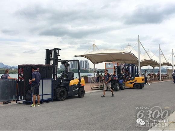 柳工護(hù)航“2016 IAC世界水上極速運動大賽”