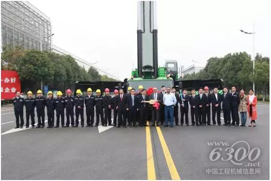 三一“綠巨人”SAC6000全地面起重機(jī)交付國際客戶