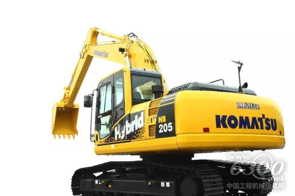 小松HB205-1M0混合動力挖掘機(jī)