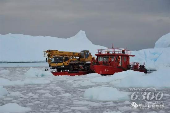 柳工起重機在南極