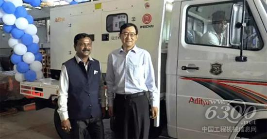 山東重工集團副總經(jīng)理徐子春和ADITYA TECH董事長Murlidhar