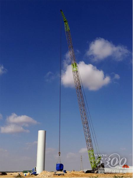 QUY650起重機(jī)在風(fēng)電項目現(xiàn)場施工