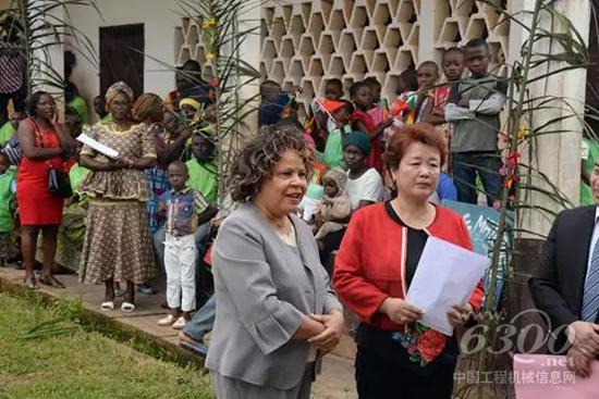 梅卡女士致辭表達(dá)對(duì)徐工公益之舉的由衷感謝