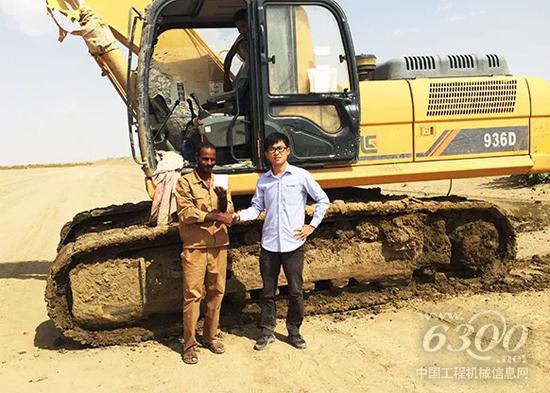 覃峰在蘇丹金礦現(xiàn)場