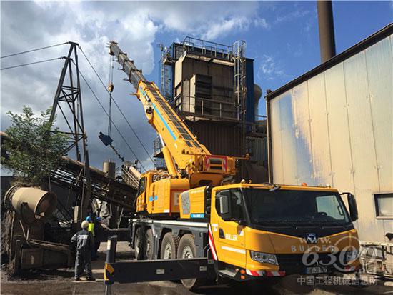 徐工XCA100_E惡劣環(huán)境下作業(yè)—德國(guó)魯爾區(qū)BAV公司