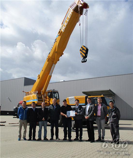 順利通過認(rèn)證，德國(guó)用戶對(duì)徐工XCA100E大加贊賞