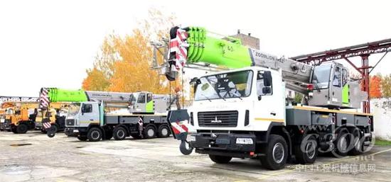 中聯(lián)重科汽車吊取得海外批量化生產(chǎn)新突破