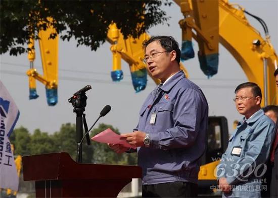 國機重工(常州)挖掘機有限公司董事長孔凡宏先生致辭