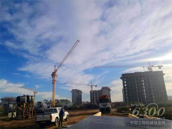 中聯(lián)重科塔機正在緊鑼密鼓地建設(shè)中
