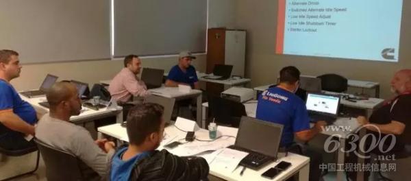 Anderson和Jose在巴西康明斯認證實操考核現(xiàn)場