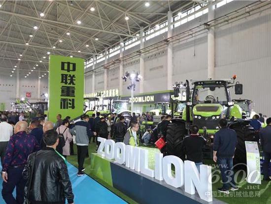 中聯(lián)重科展區(qū)