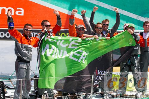 安盟保險(xiǎn)隊(duì)隊(duì)員慶祝勝利