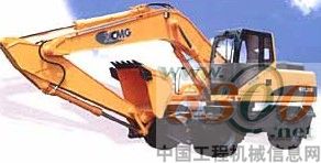 柴油液壓輪胎反鏟挖掘機(jī)